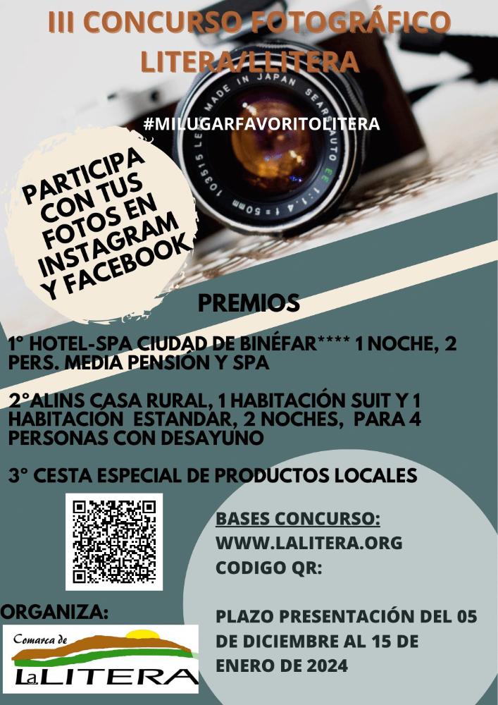 Imagen III CONCURSO DE FOTOGRAFÍA MI LUGAR FAVORITO DE LA COMARCA DE LA LITERA/LA LLITERA
