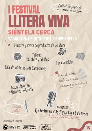 Imagen La Comarca de La Litera presenta el I Festival Llitera Viva:...