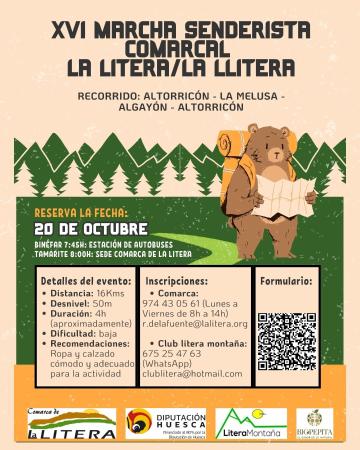 Imagen XVI Marcha Senderista Comarcal La Litera/La Llitera